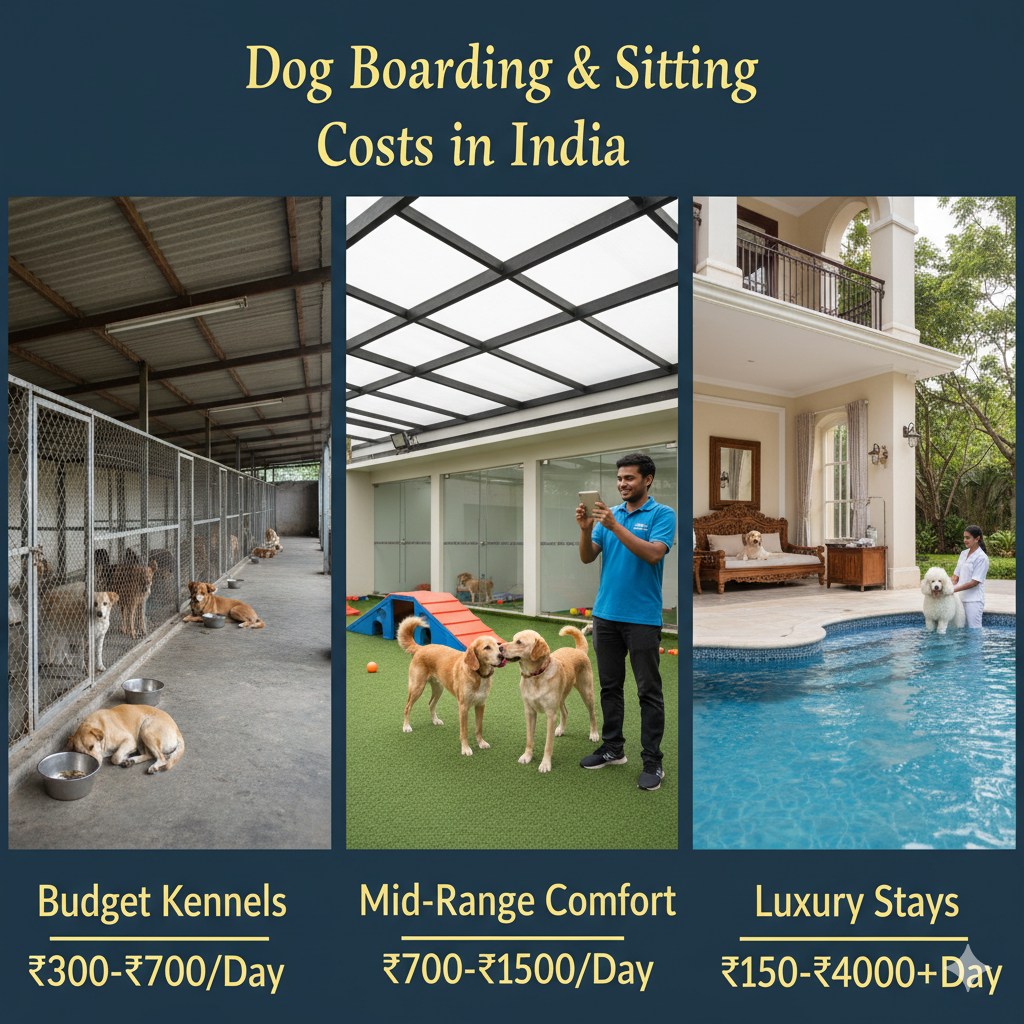 Dog Boarding & Sitting Costs in India: From Budget Kennels to Luxury Stays!